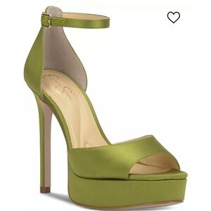 Jessica Simpson Olive Green Platform Heels